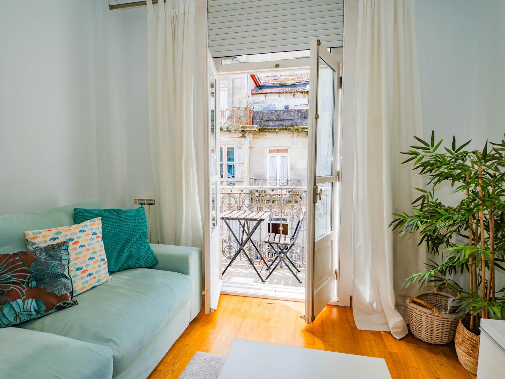 Luxury Centro De Vigo Balcony Apartment Ngoại thất bức ảnh