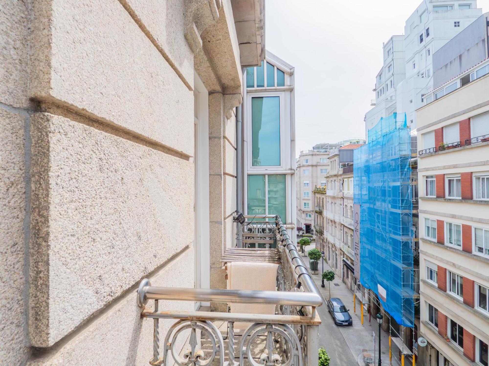 Luxury Centro De Vigo Balcony Apartment Ngoại thất bức ảnh